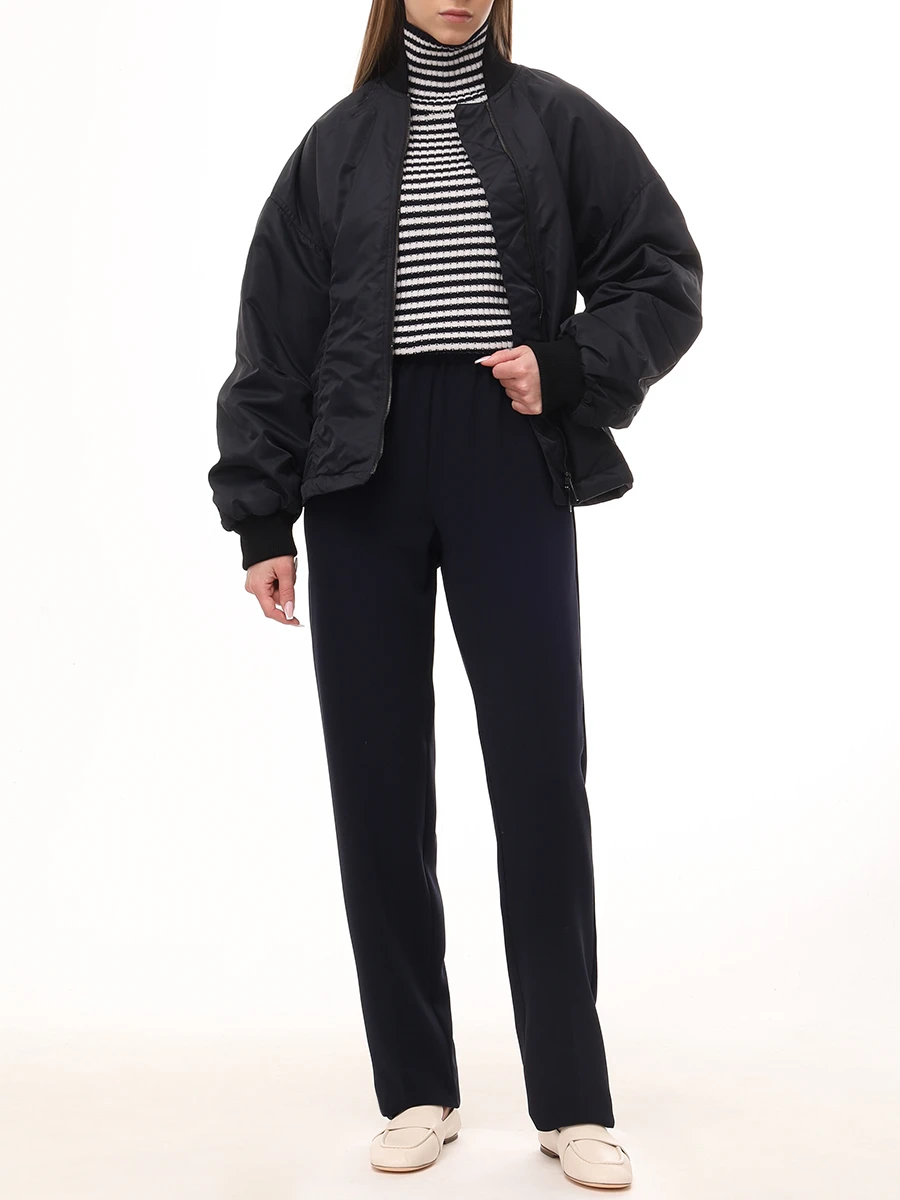 Брюки однотонные