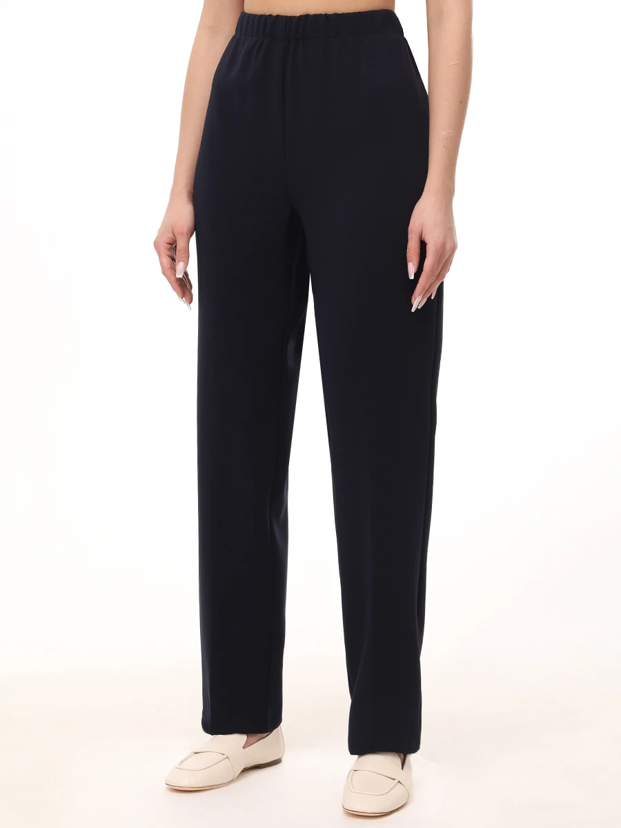 Брюки однотонные