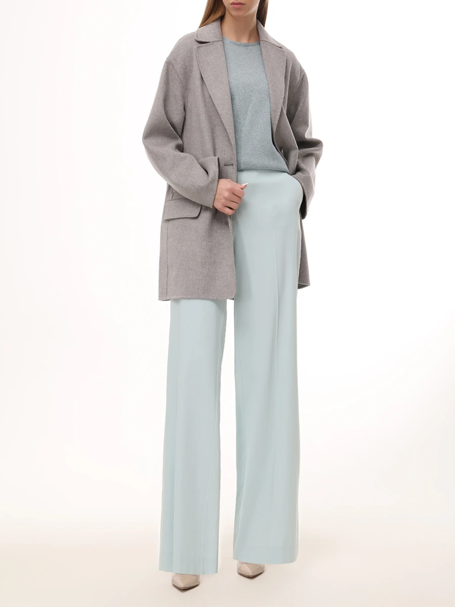 Брюки однотонные