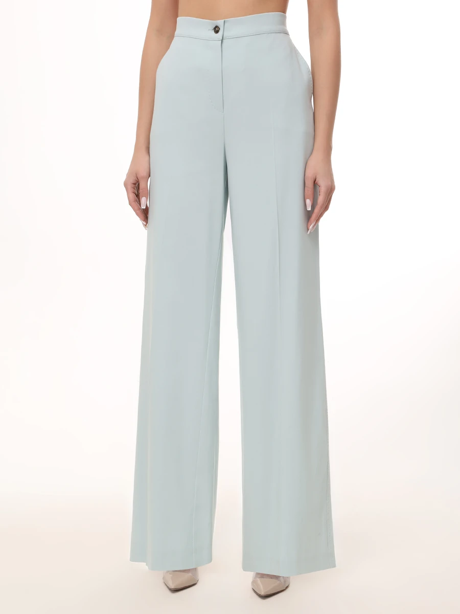 Брюки однотонные