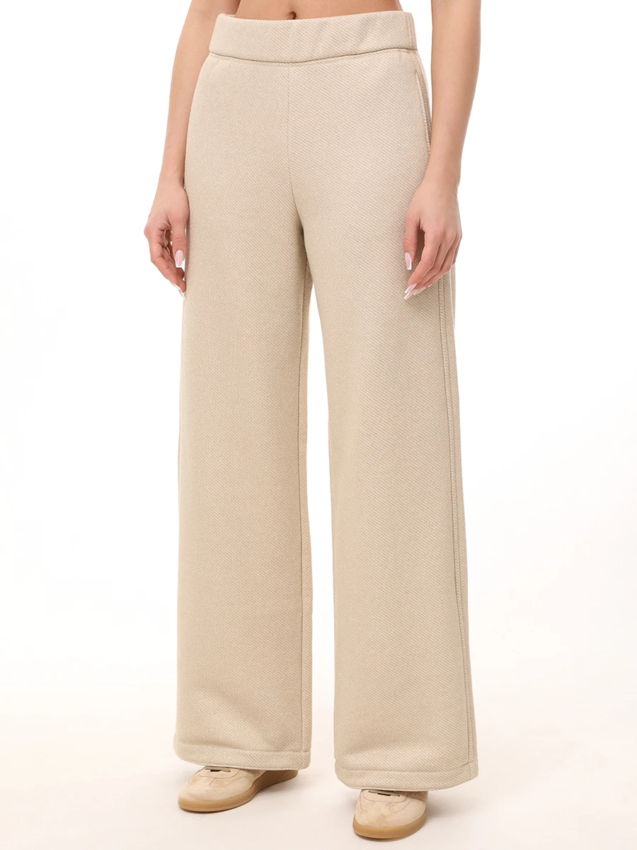 Брюки однотонные