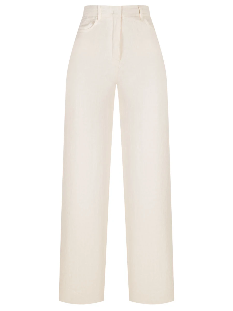 Брюки льняные