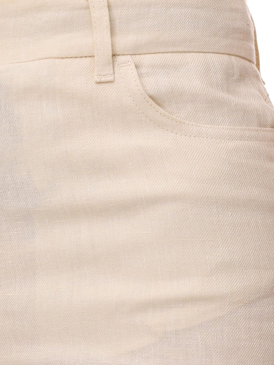 Брюки льняные