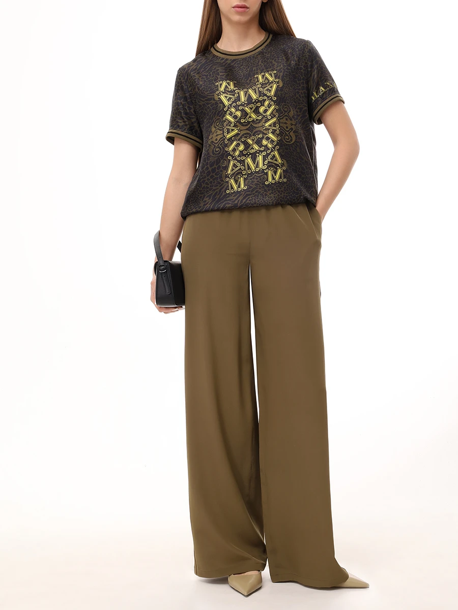 Брюки шелковые