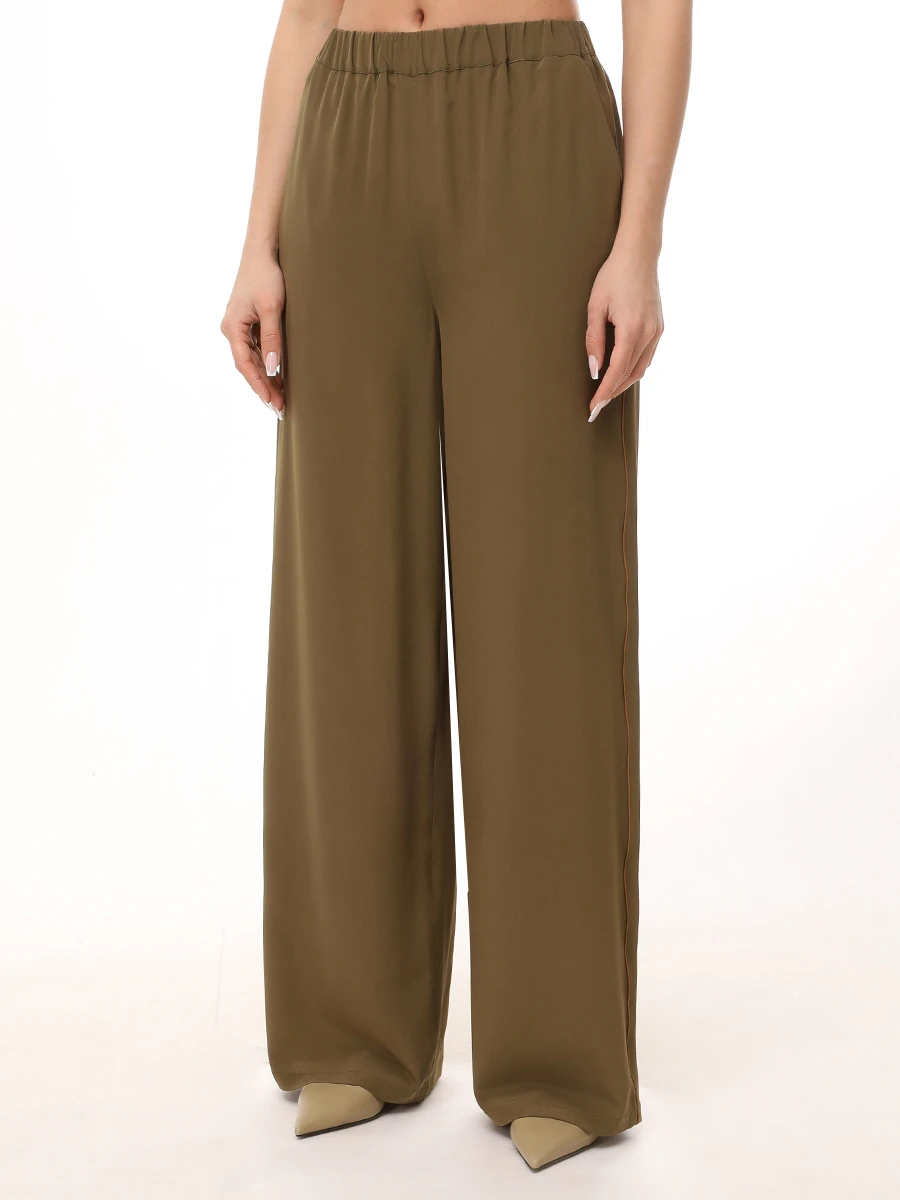 Брюки шелковые