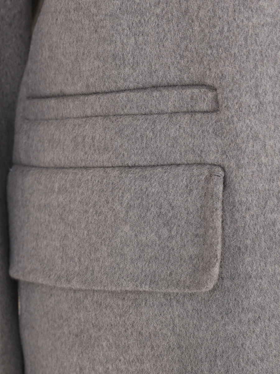 Пальто шерстяное