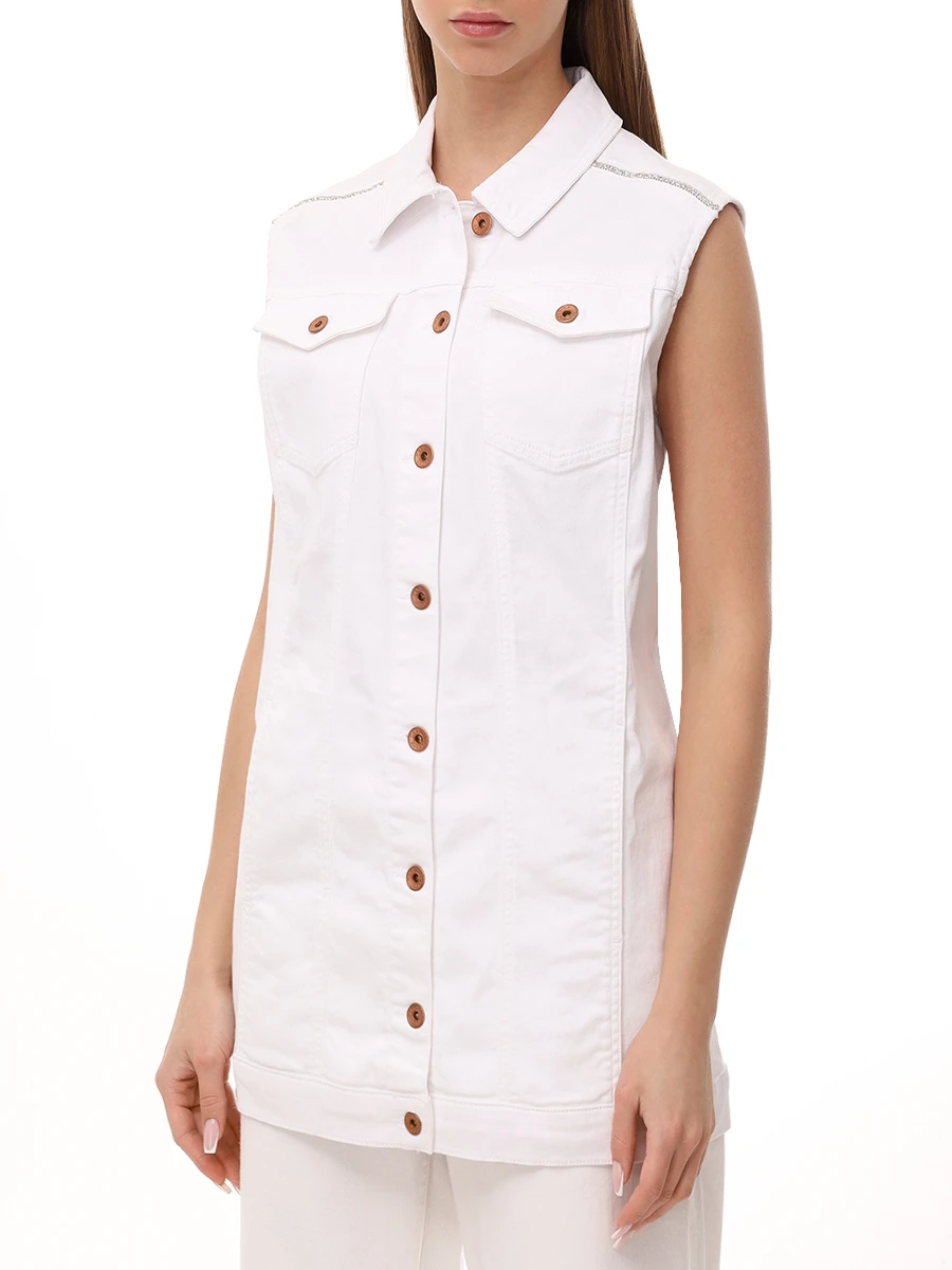 Жилет джинсовый