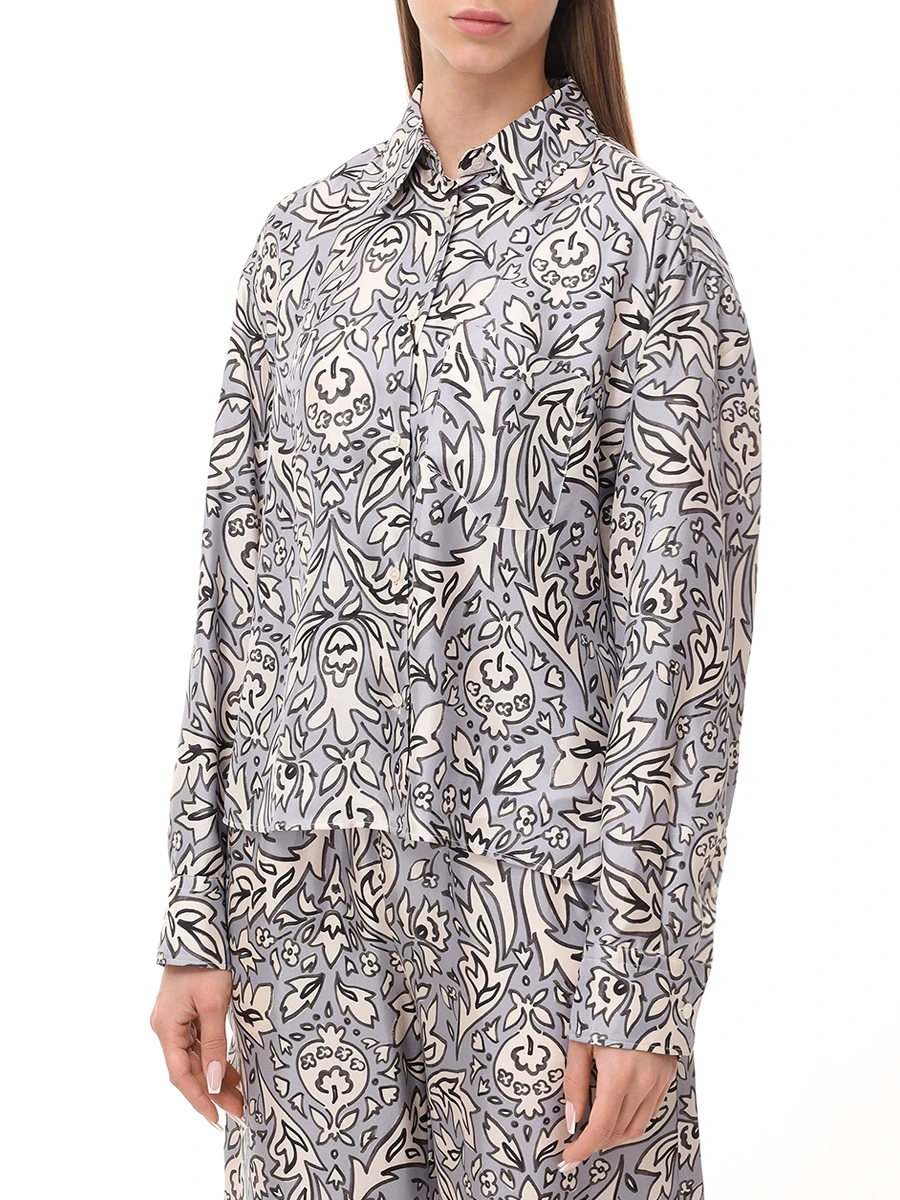 Костюм шелковый