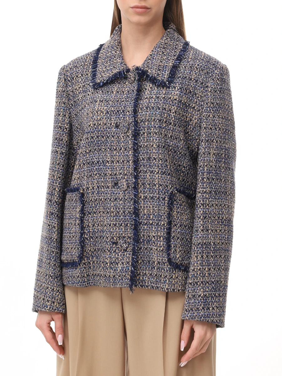 Жакет твидовый