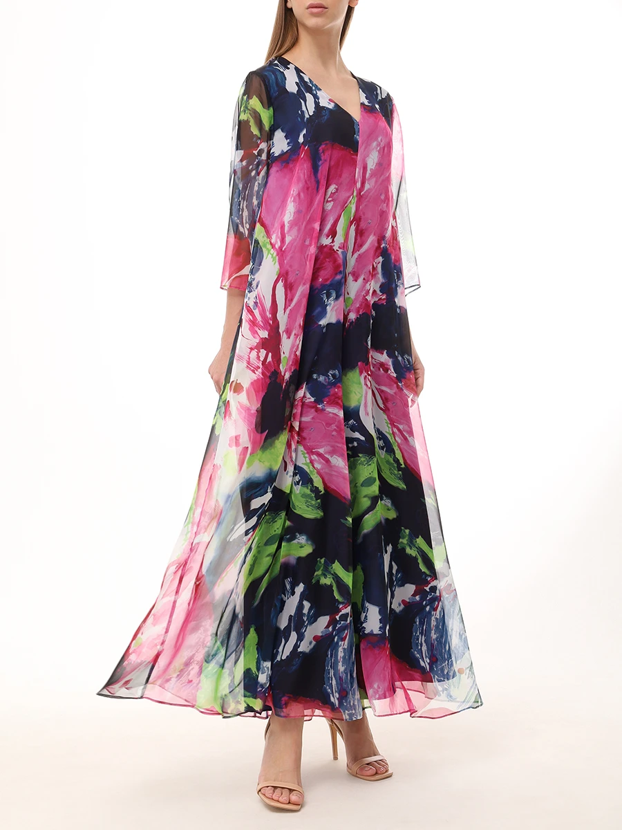 Платье с принтом