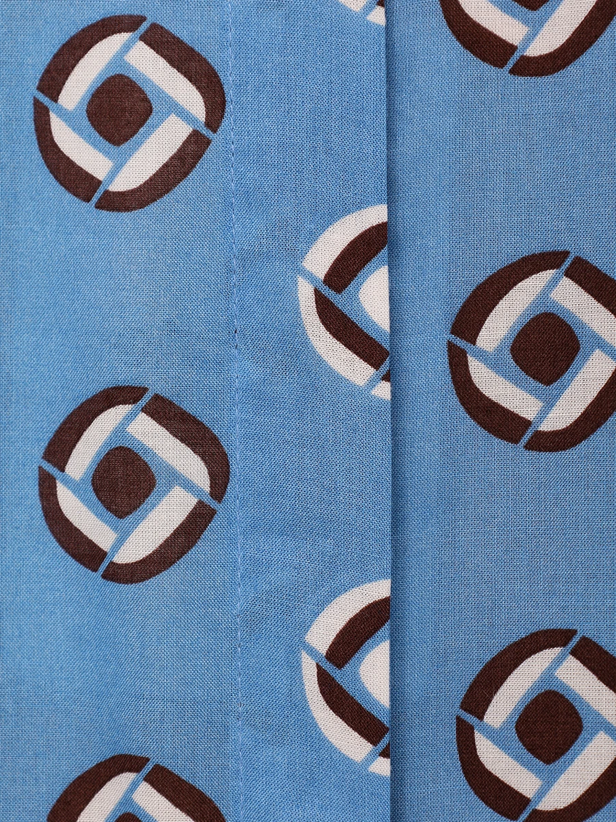 Платье-рубашка из вискозы