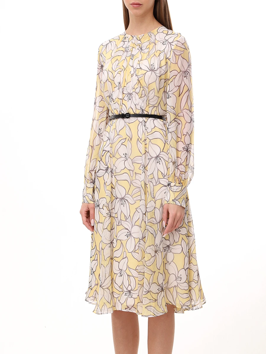 Платье шелковое