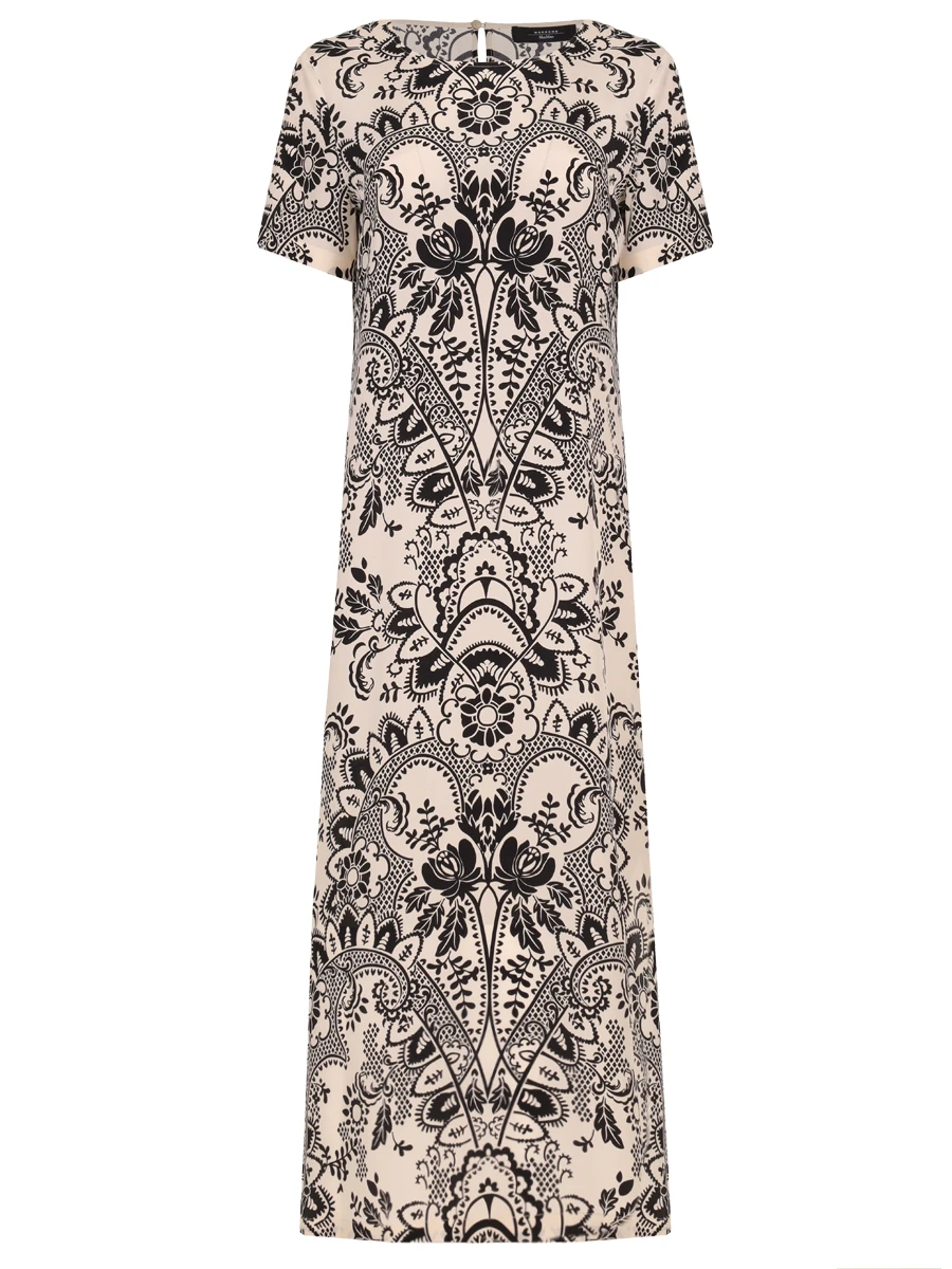 Платье шелковое