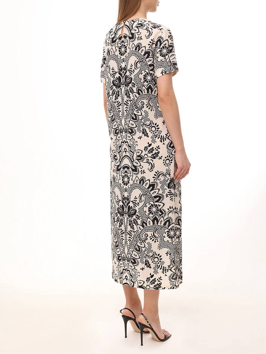 Платье шелковое