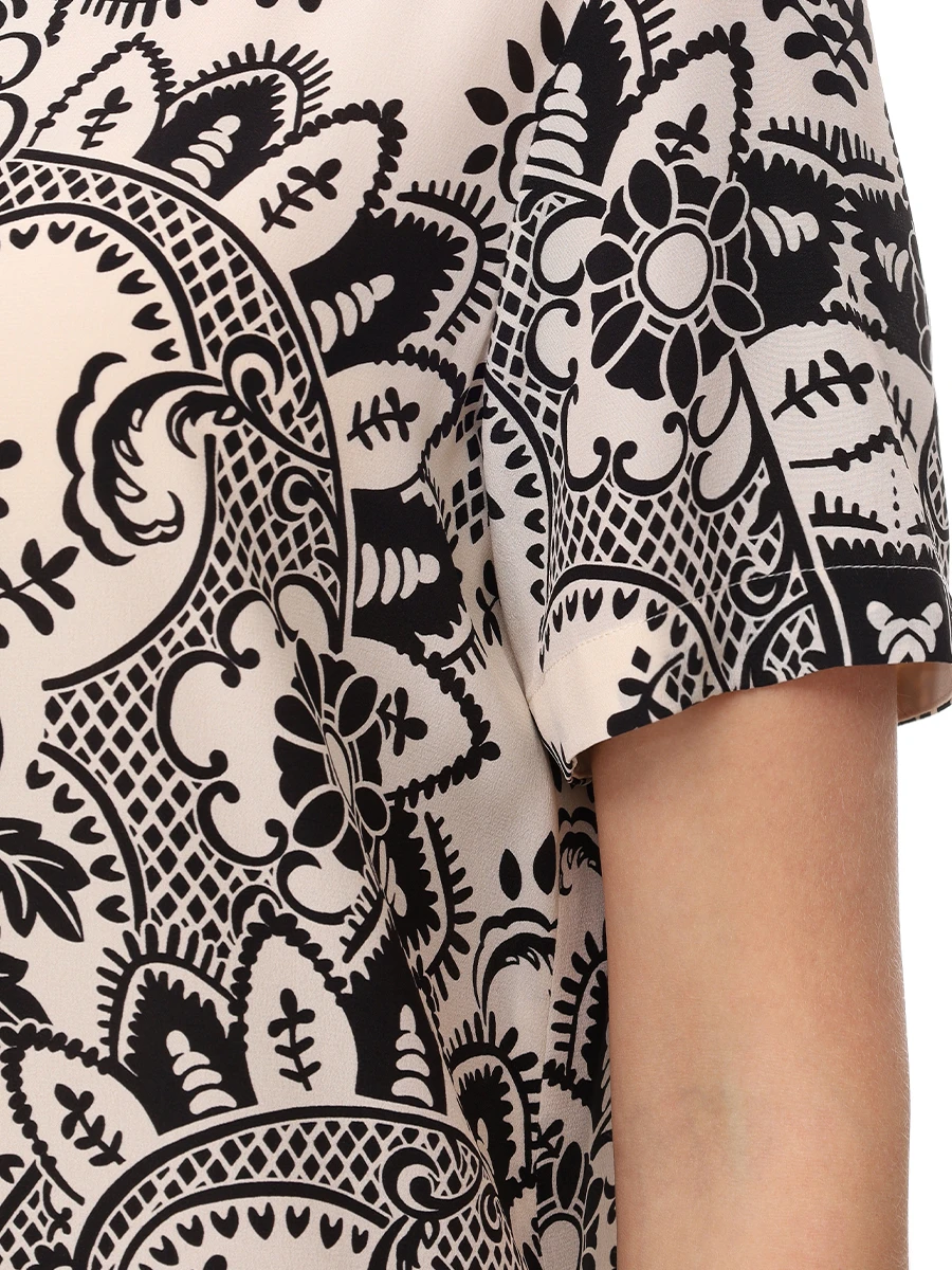 Платье шелковое