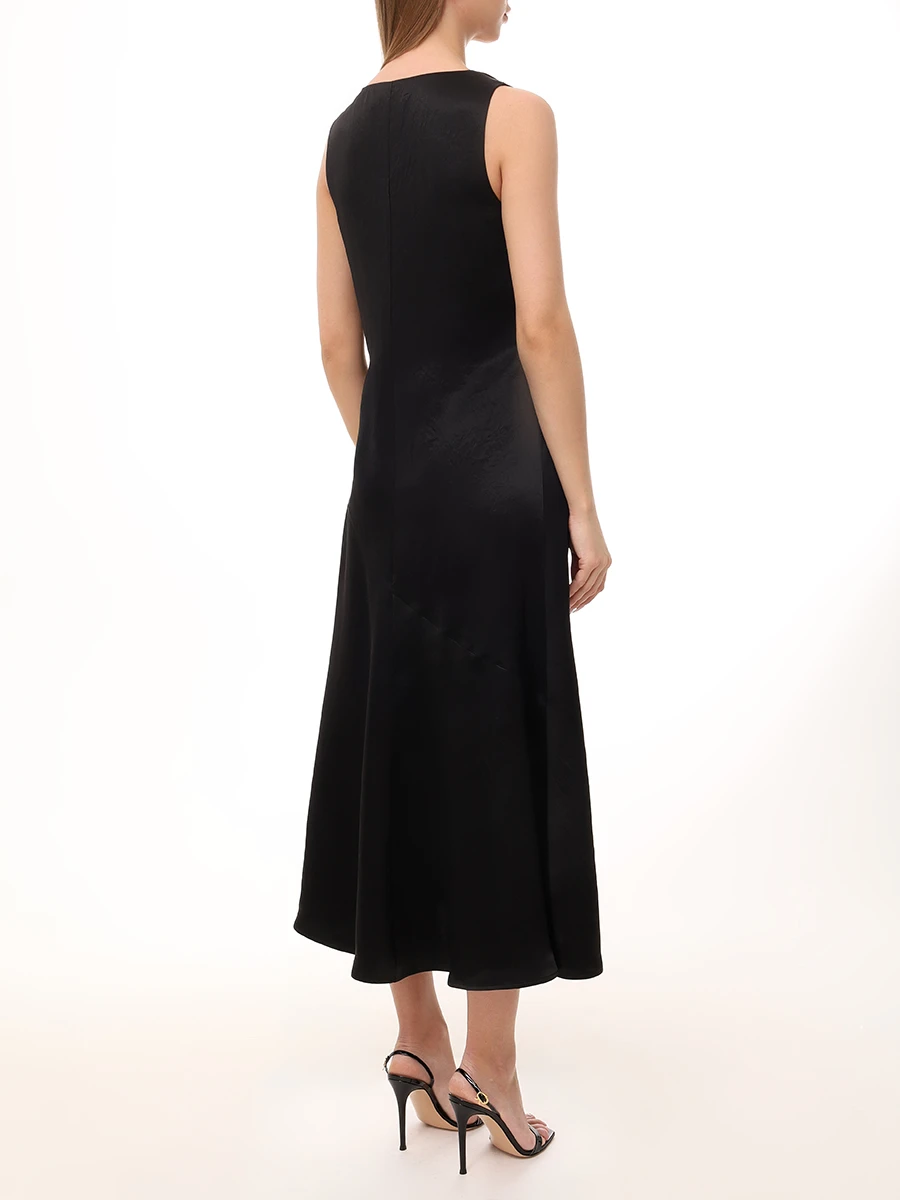 Платье атласное