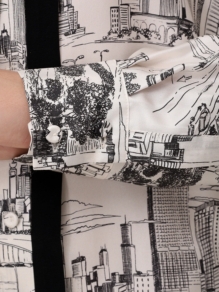 Платье шелковое