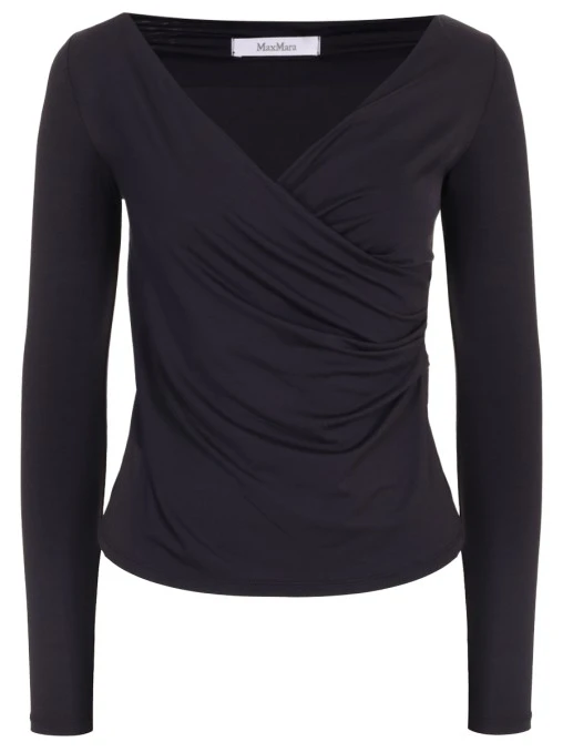 Лонгслив из вискозы MAX MARA