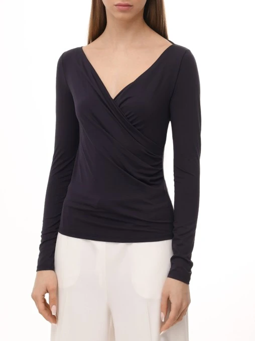 Лонгслив из вискозы MAX MARA