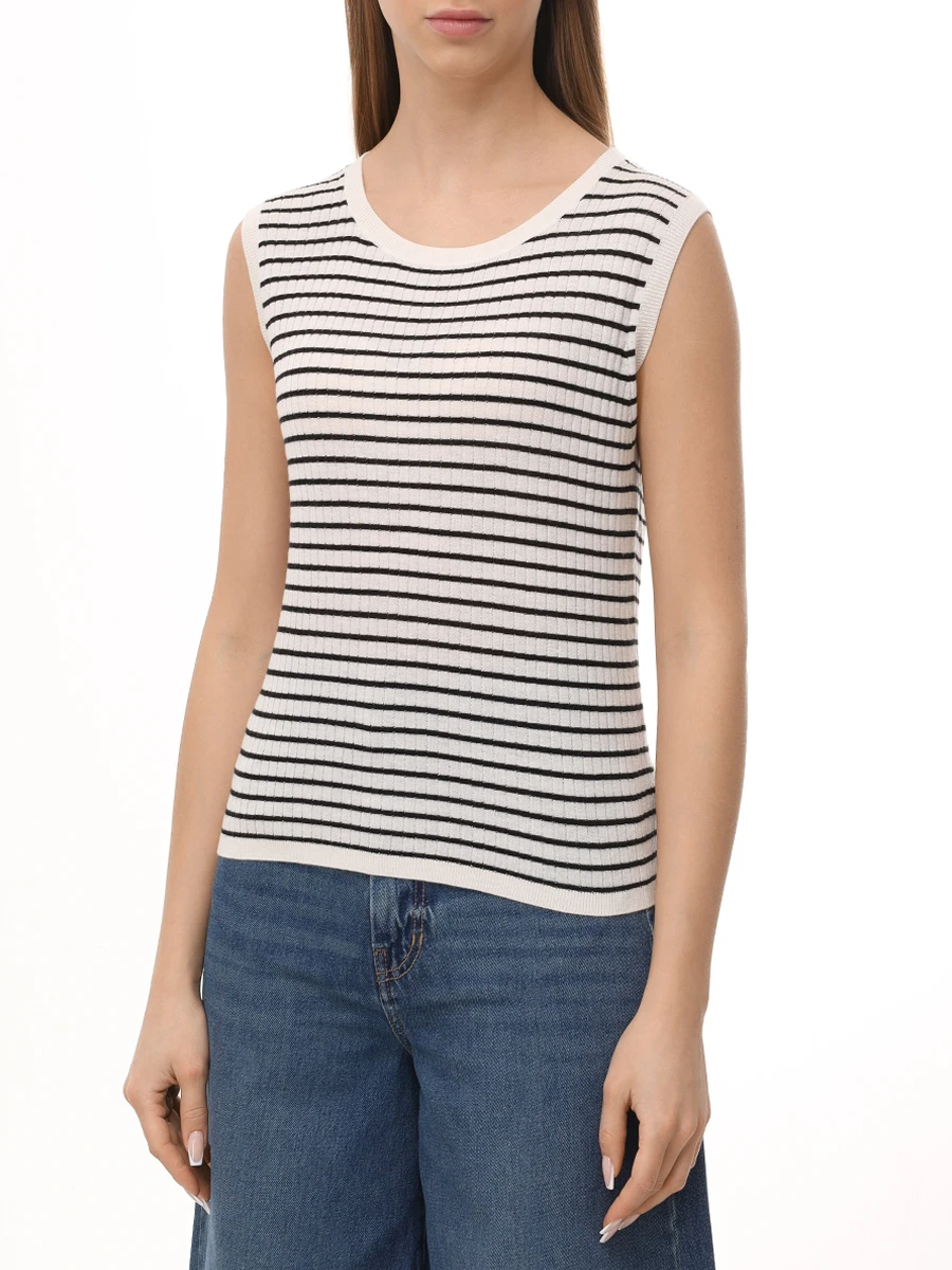 Топ из шелка и шерсти