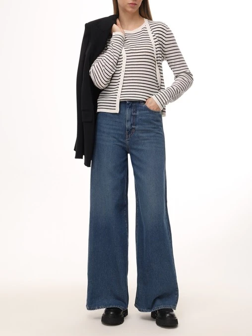 Топ из шелка и шерсти MAX MARA