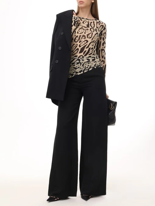 Лонгслив с принтом SPORTMAX