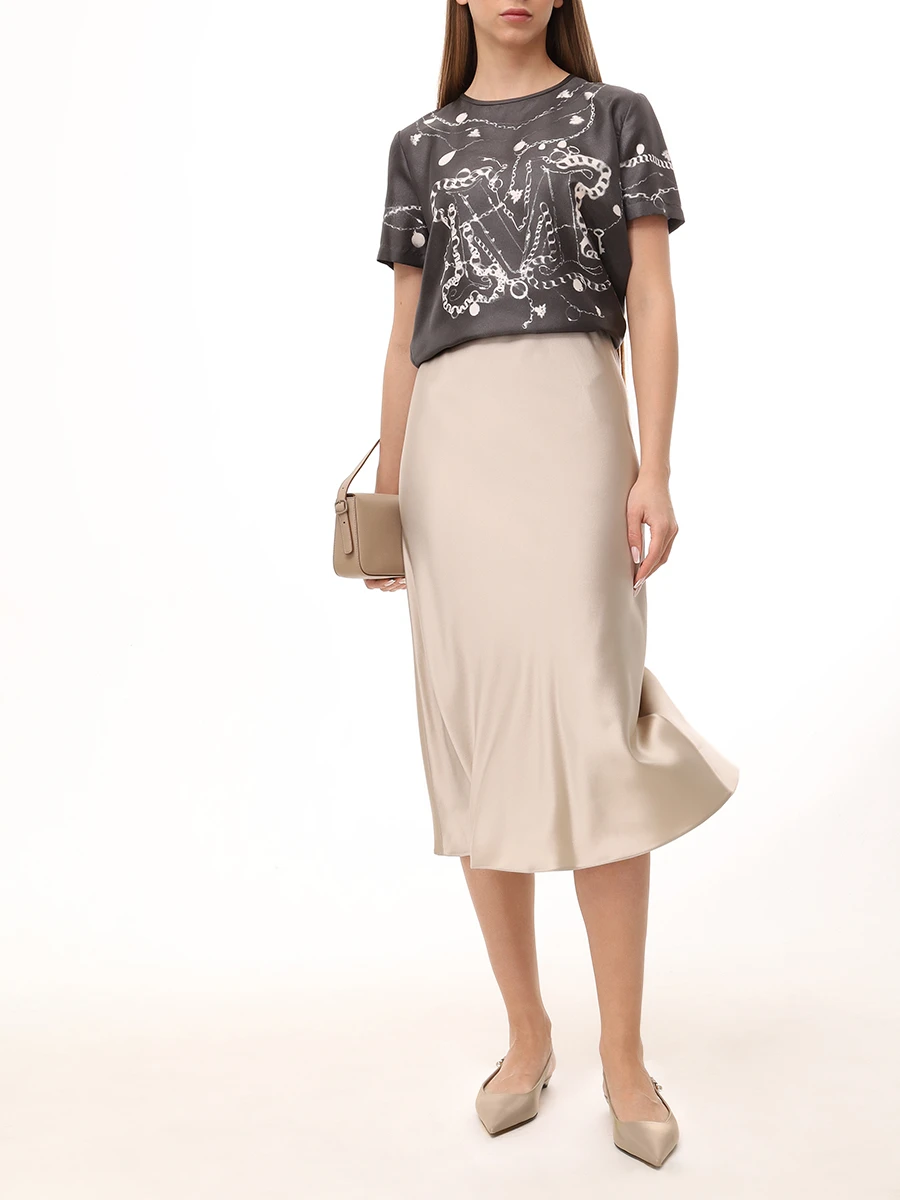 Блуза шелковая