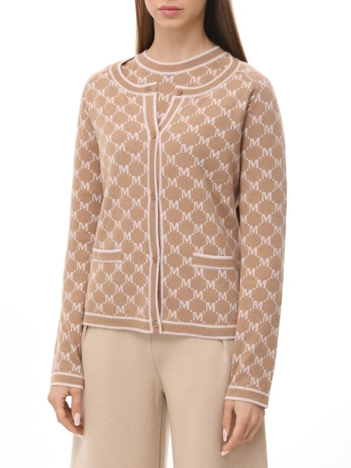 Кардиган из шерсти и кашемира S MAX MARA
