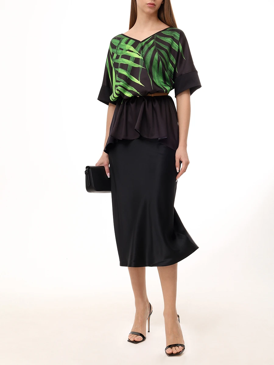 Футболка комбинированная