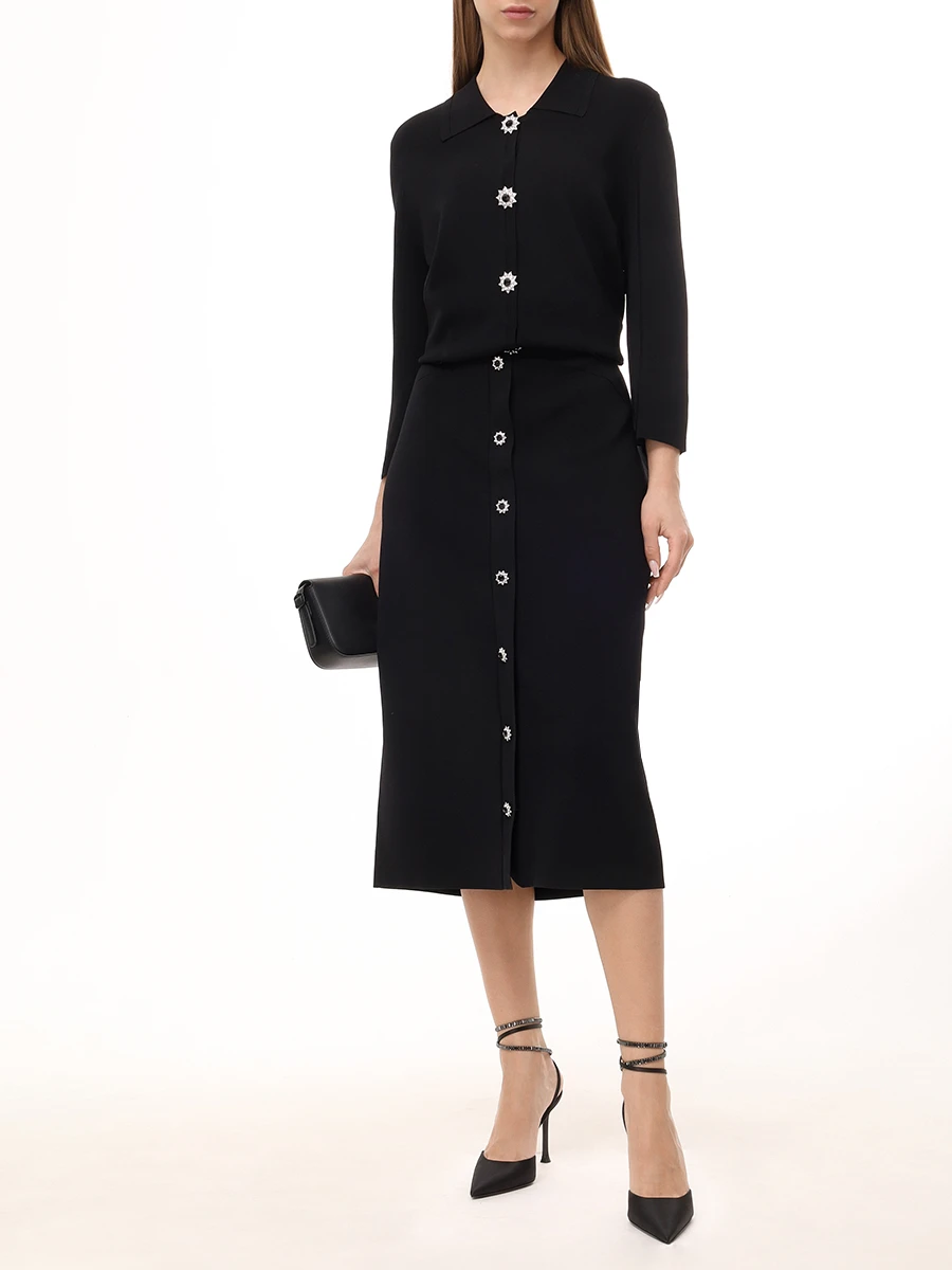 Юбка однотонная