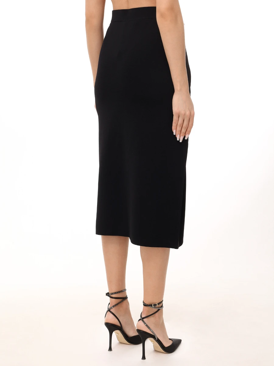 Юбка однотонная