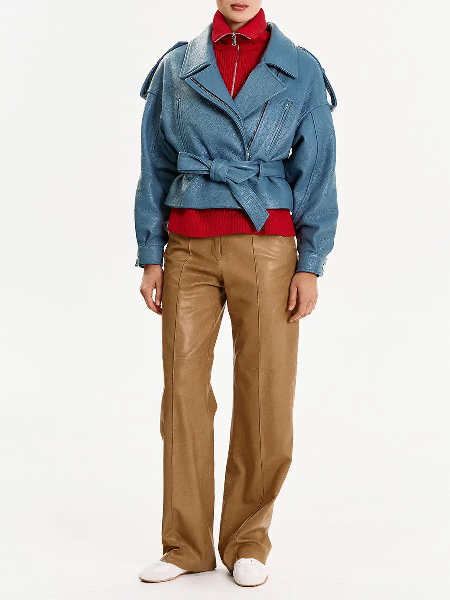 Куртка кожаная