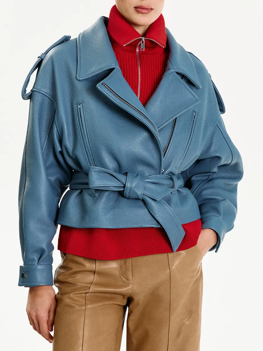 Куртка кожаная