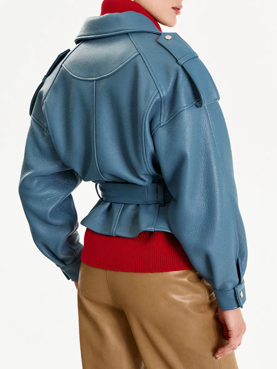 Куртка кожаная