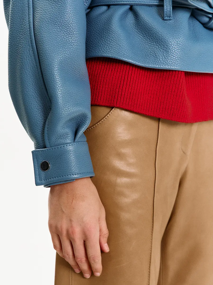 Куртка кожаная