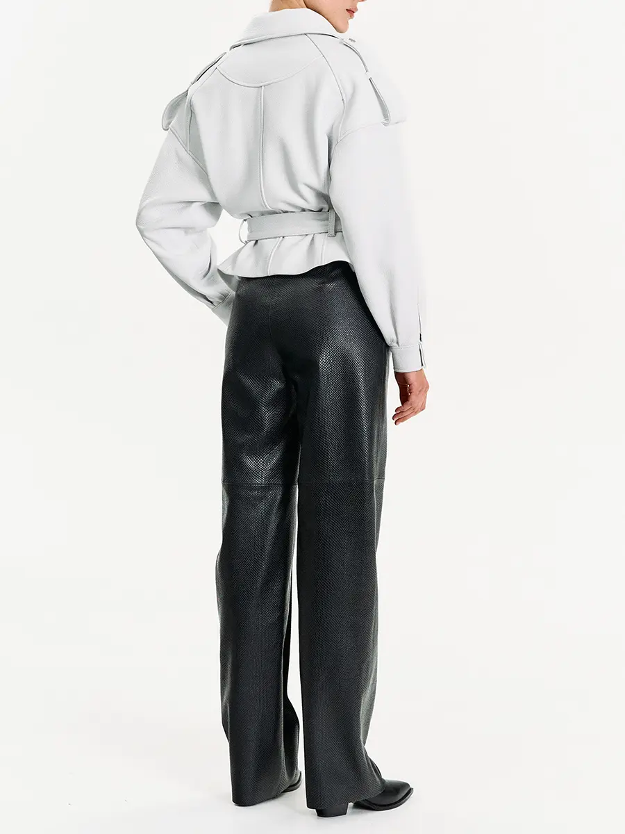 Куртка кожаная