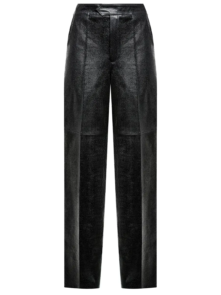 Брюки кожаные