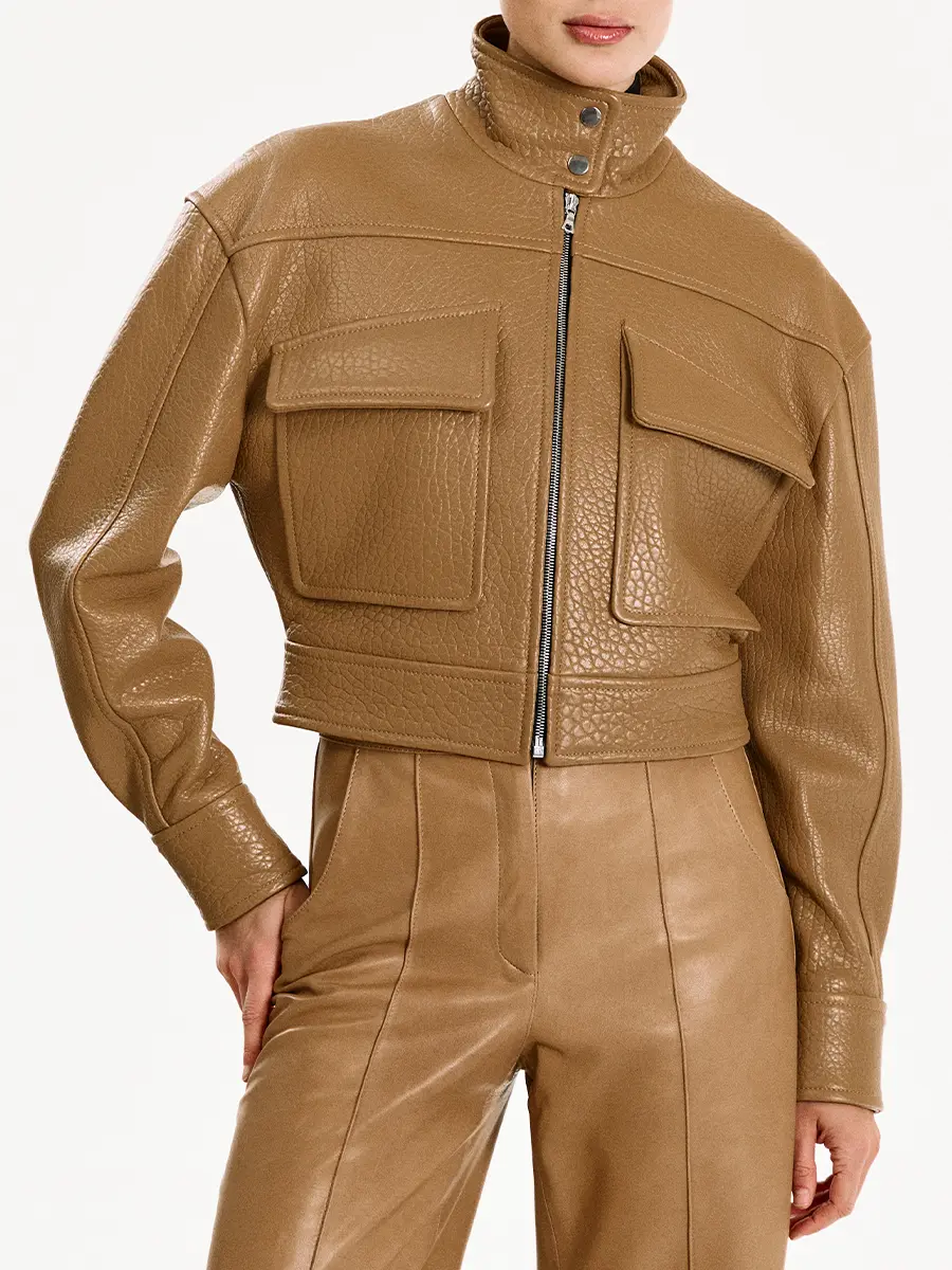 Куртка кожаная