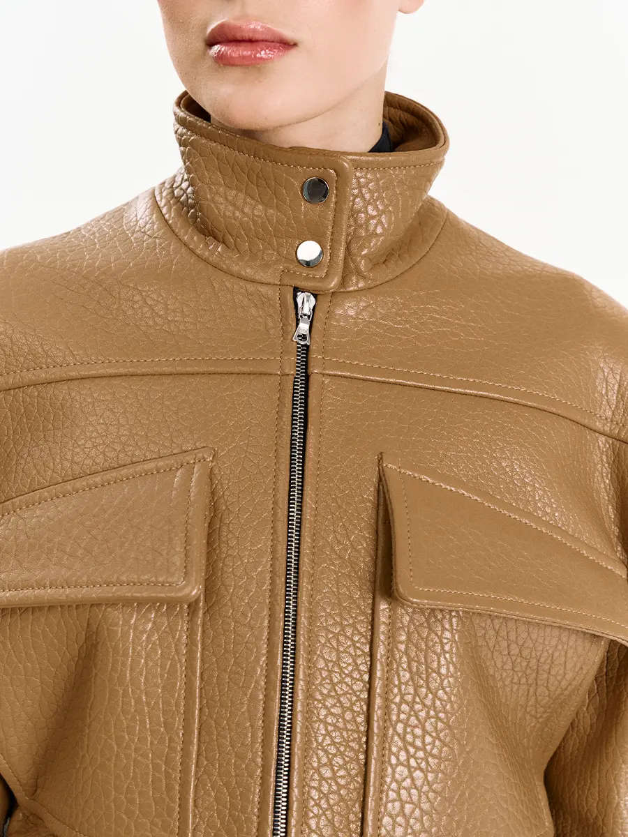 Куртка кожаная