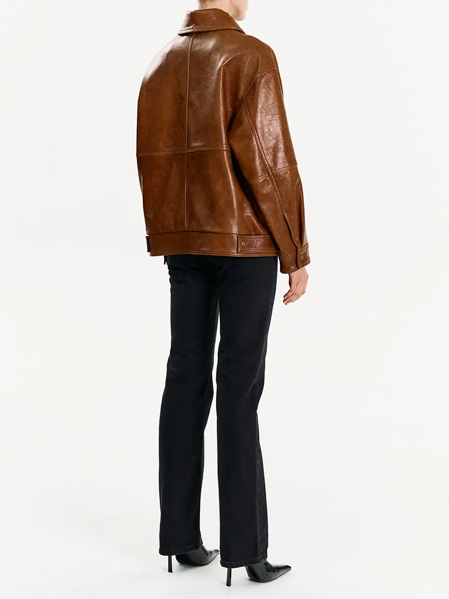 Куртка кожаная