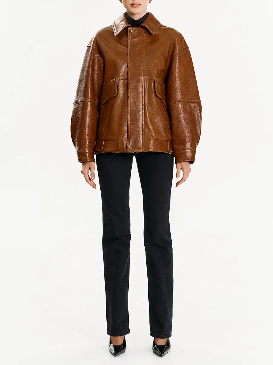Куртка кожаная