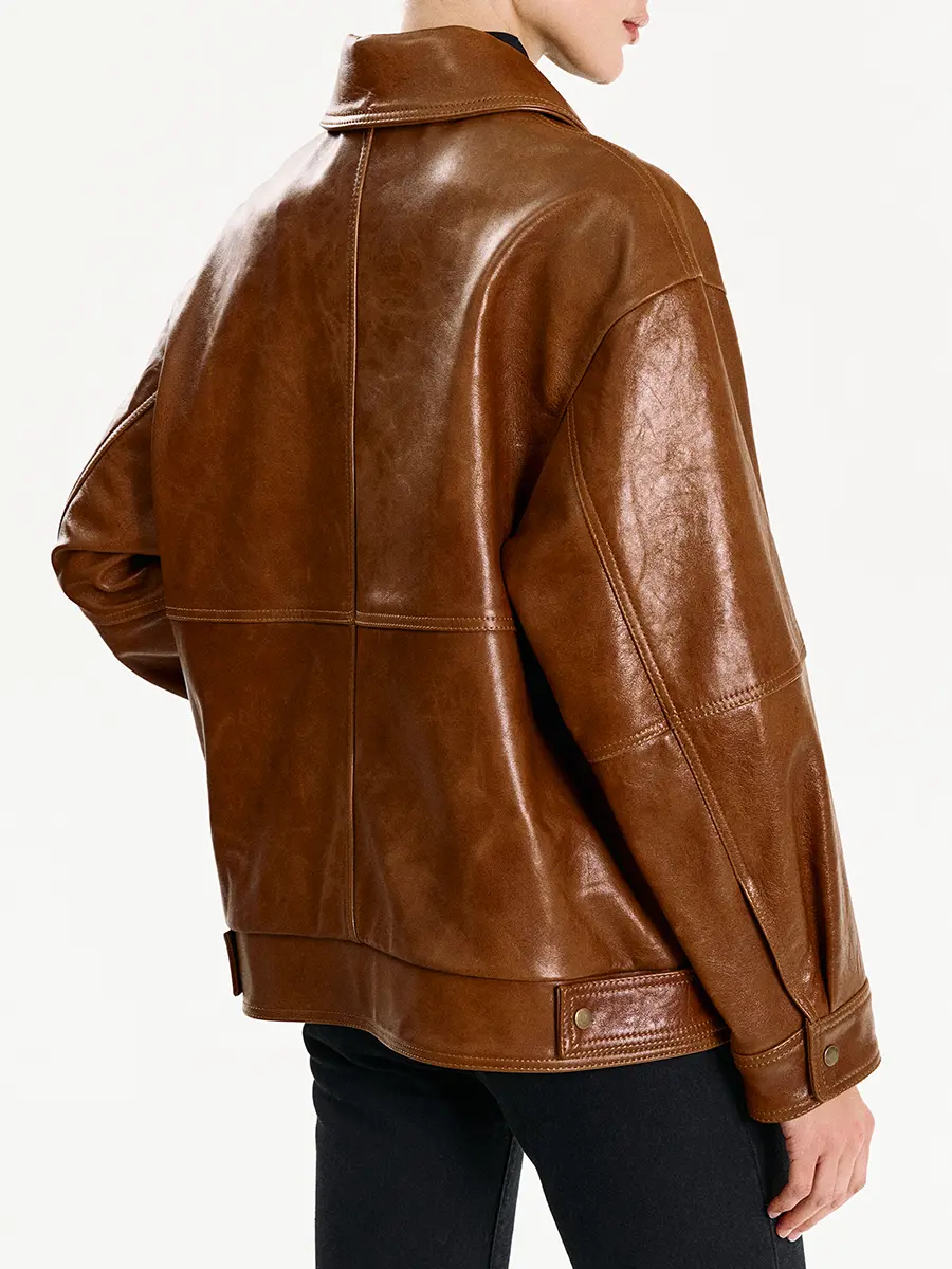 Куртка кожаная