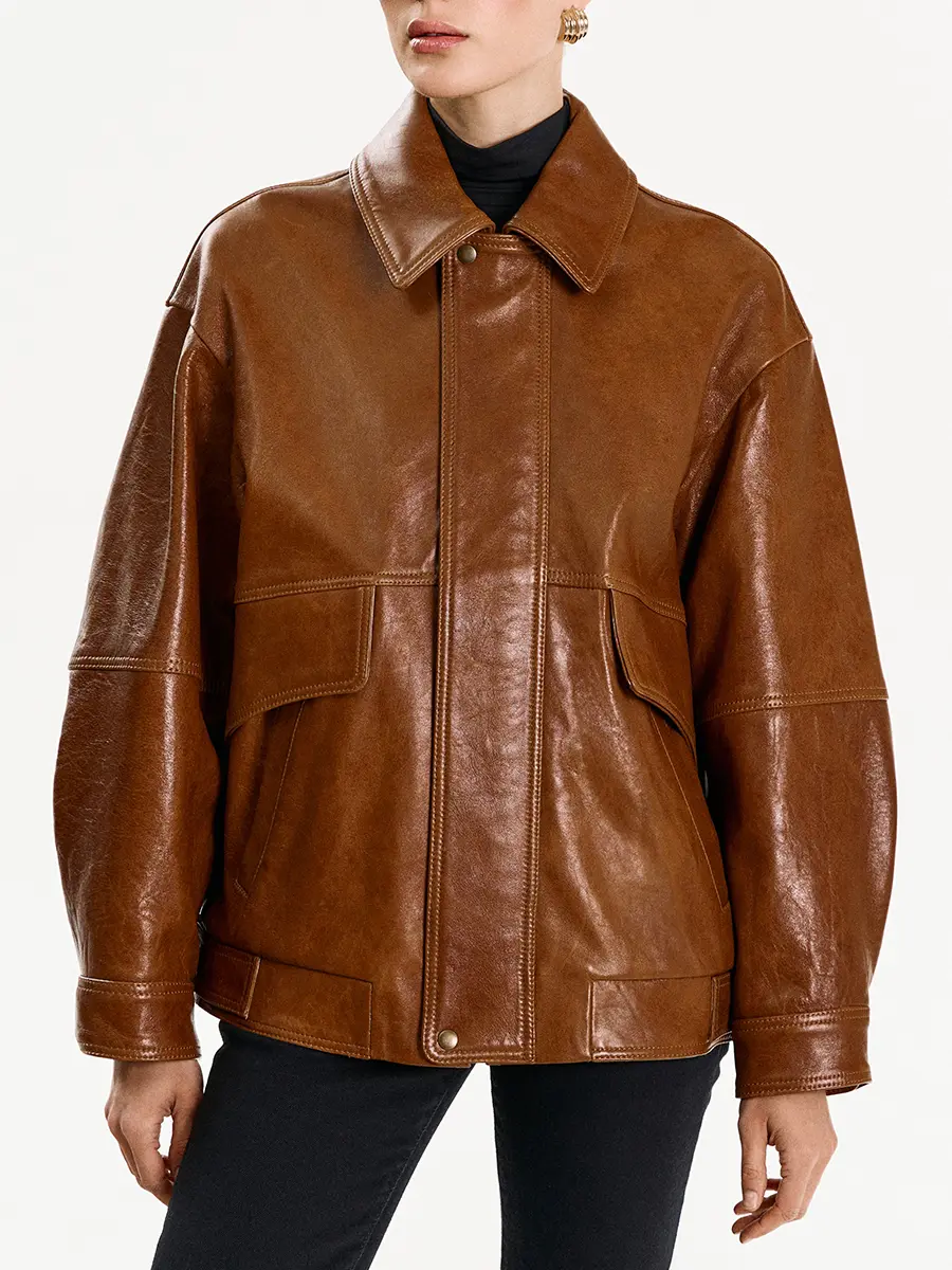 Куртка кожаная