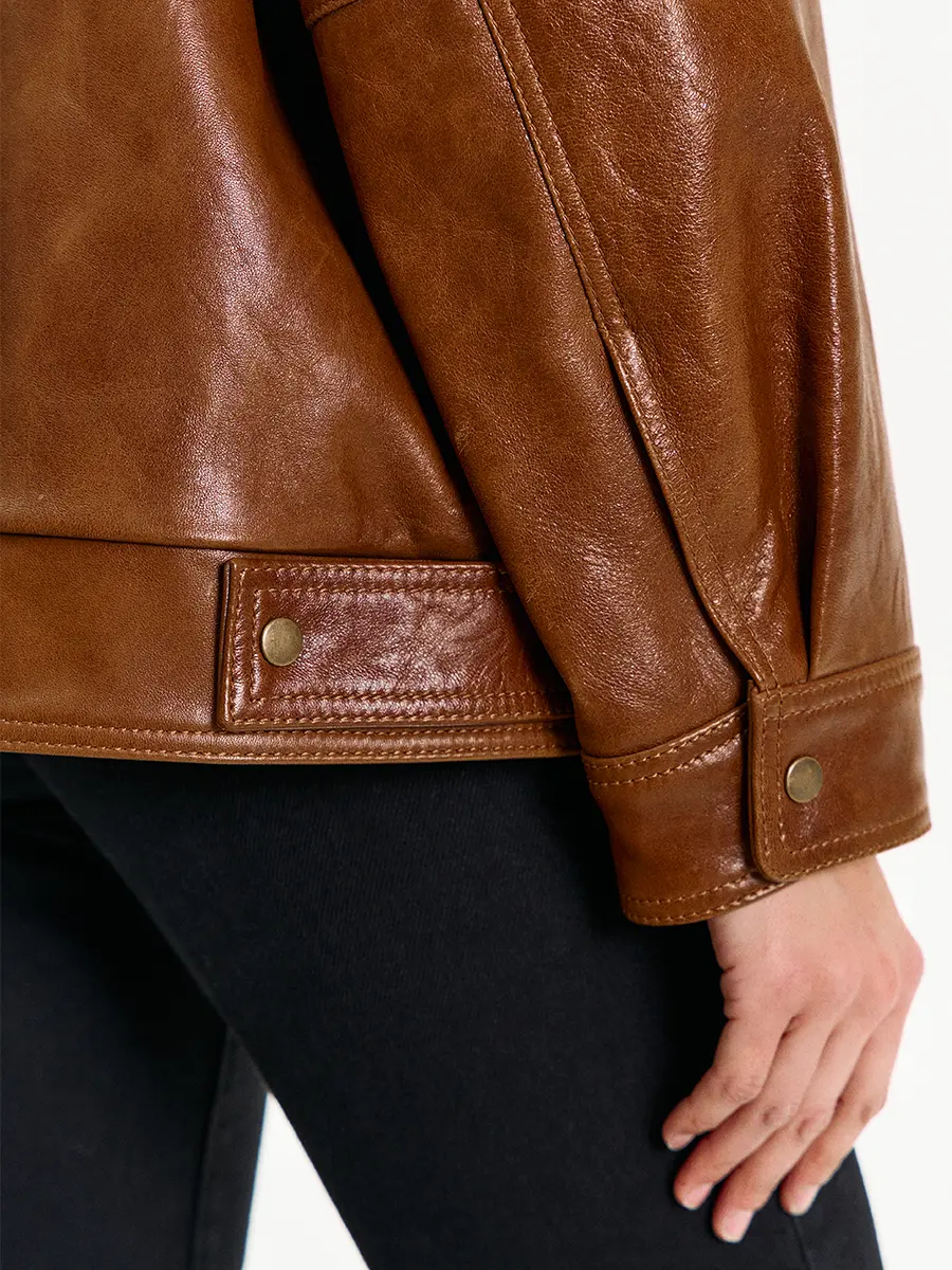 Куртка кожаная