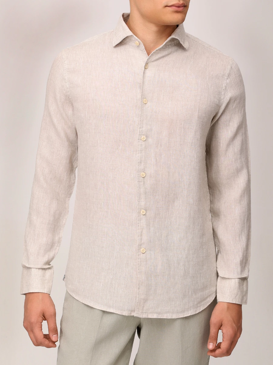 Рубашка Slim Fit льняная