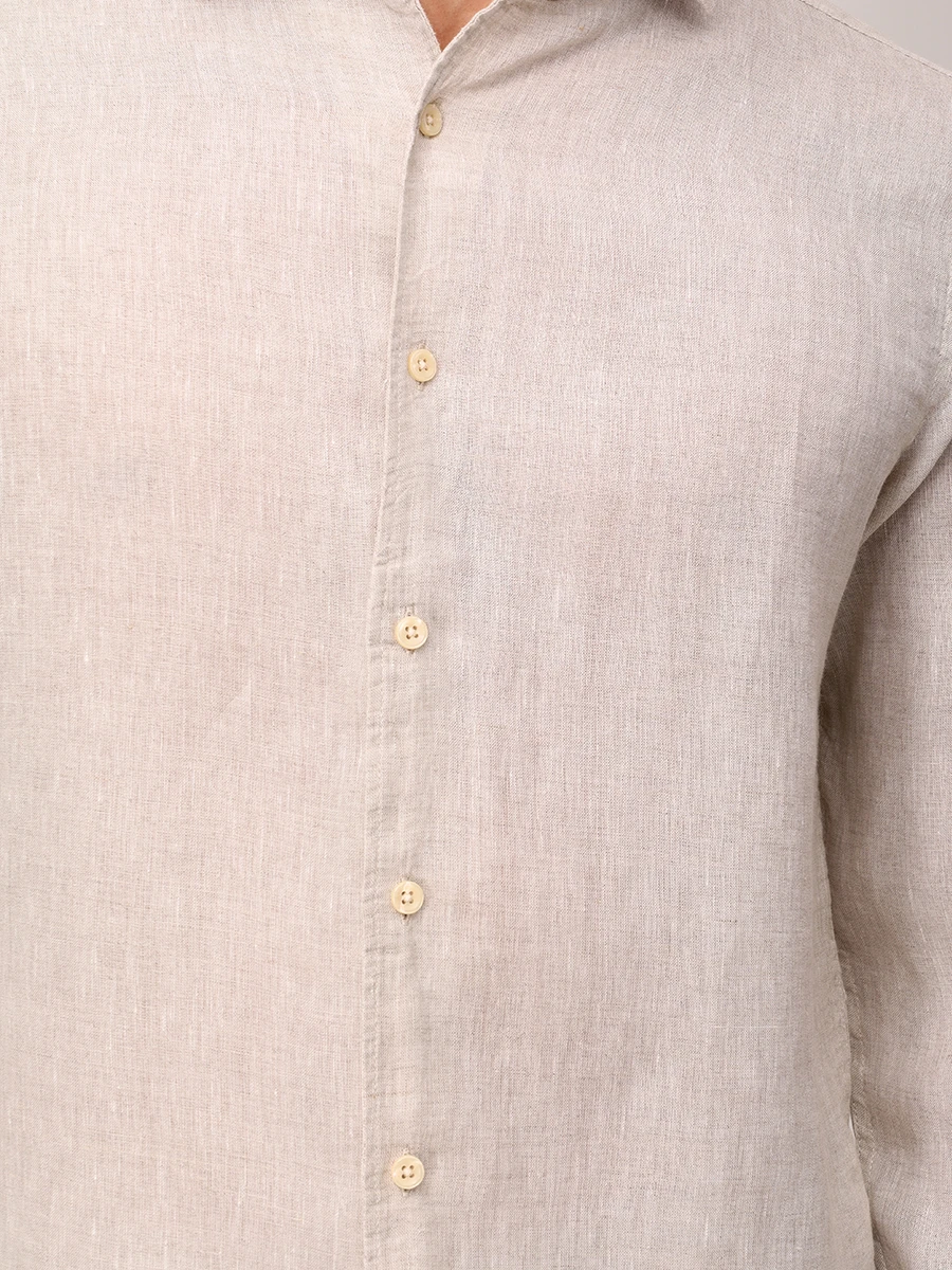 Рубашка Slim Fit льняная