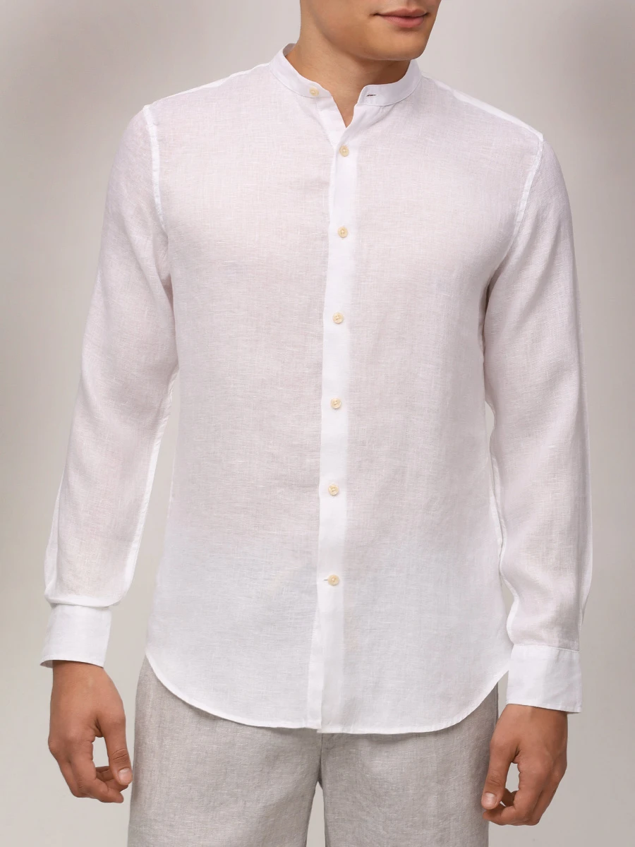 Рубашка Slim Fit льняная