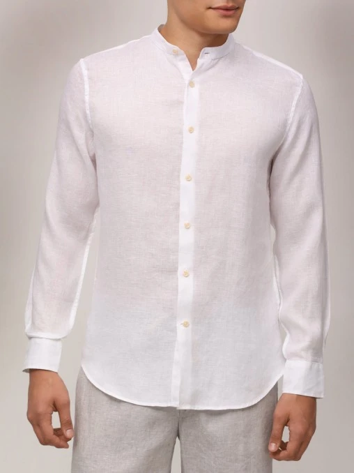 Рубашка Slim Fit льняная PAUL TAYLOR