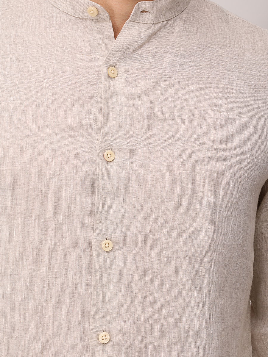 Рубашка Slim Fit льняная