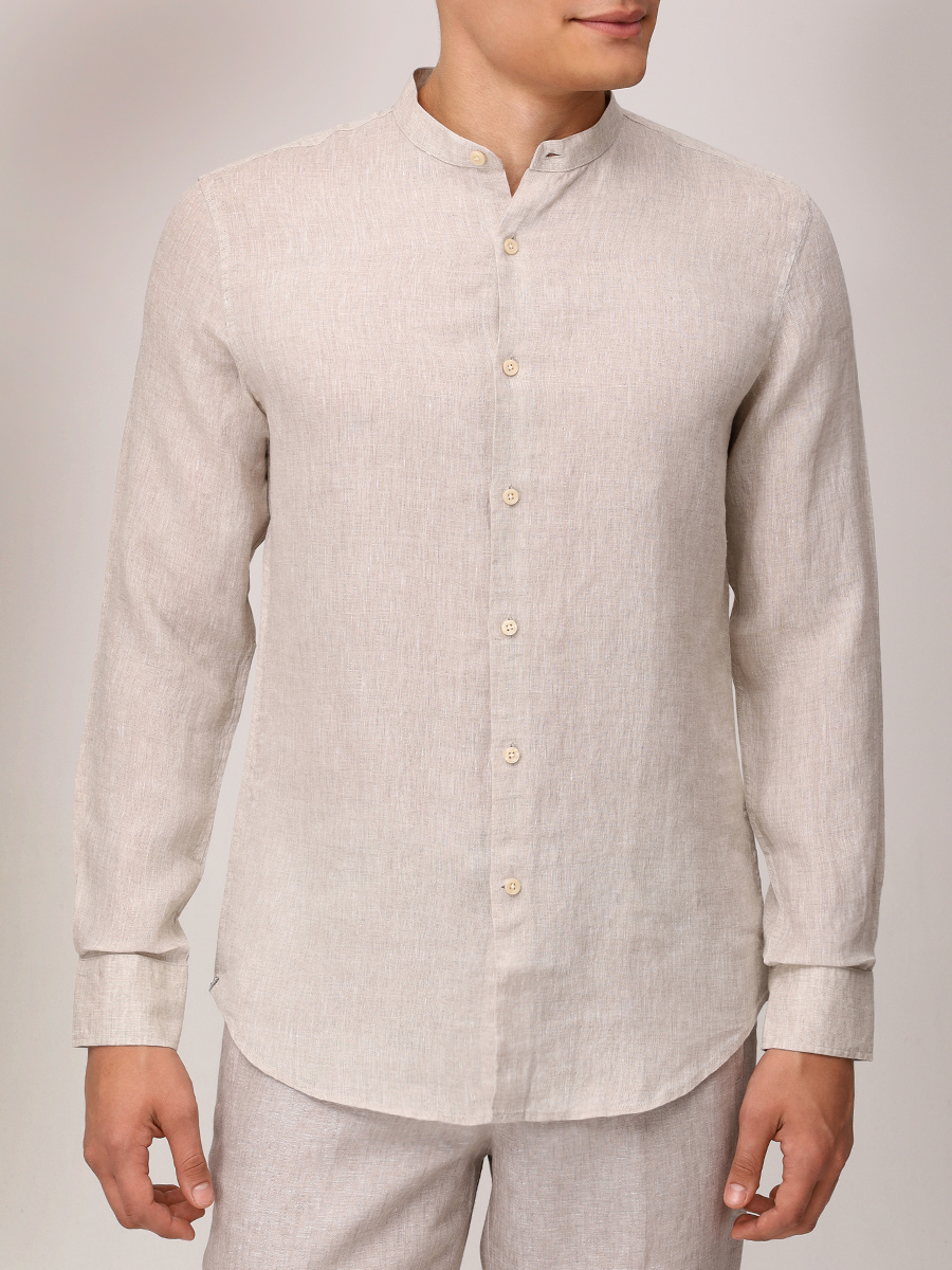 Рубашка Slim Fit льняная